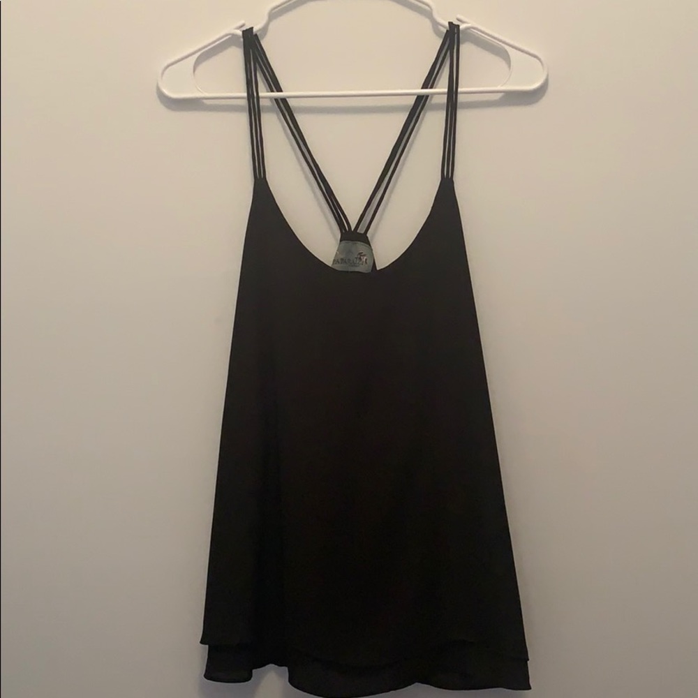 Pink Paparatzi Tiered Top Large NWT